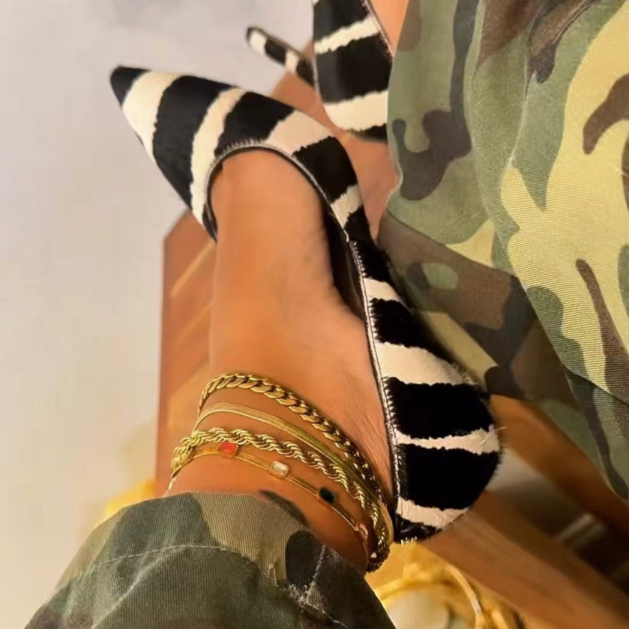 Cuban Link Anklet (18k gold plated)