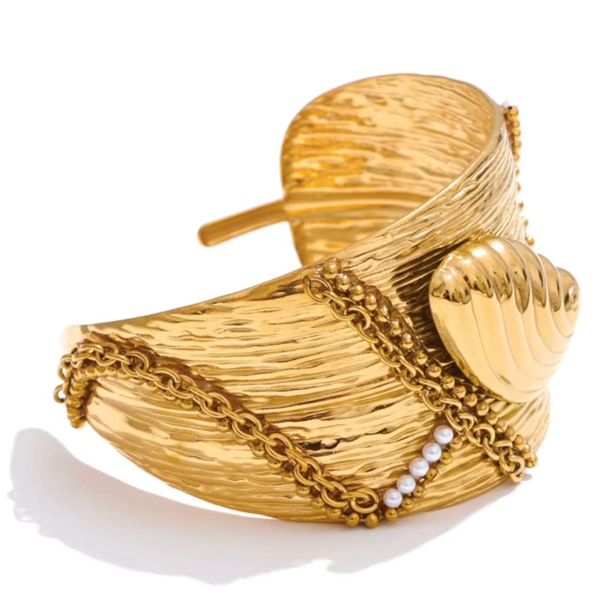 Sea Shell Cuff (Gold Plated)