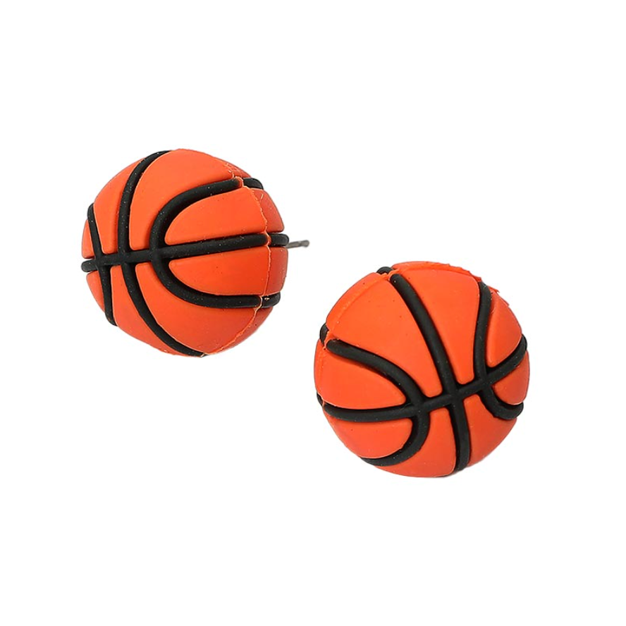 Basketball Stud Earrings
