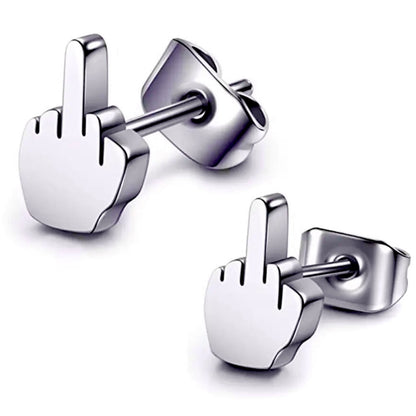 Middle Finger Earrings