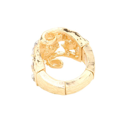 Multi Stone Adjustable Ring