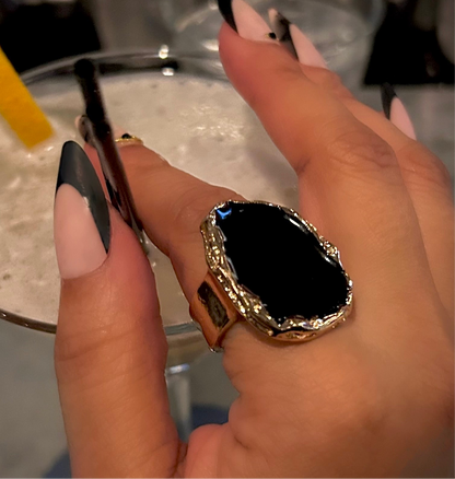 Black/Gold Ring