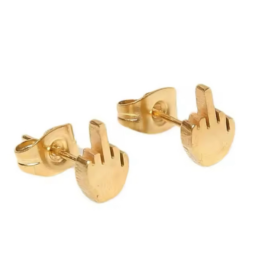 Middle Finger Earrings