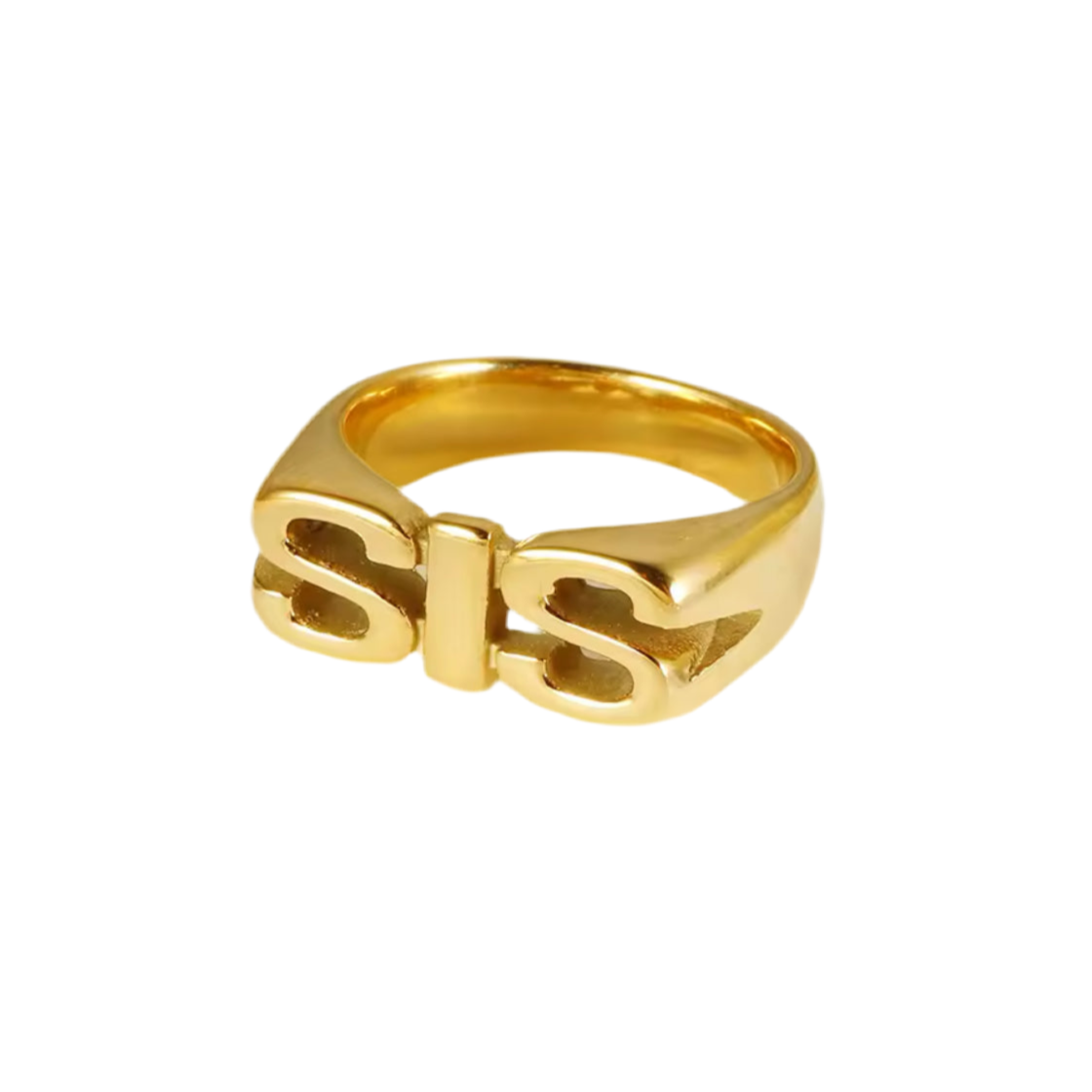 Sis Gold Plated Ring