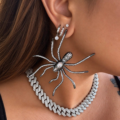 Caught in Your Web | Spider Statement Earrings