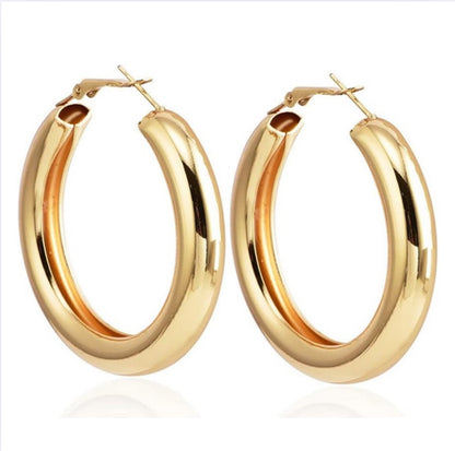 Hollow Hoop Earrings