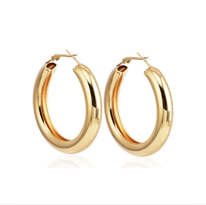 Hollow Hoop Earrings