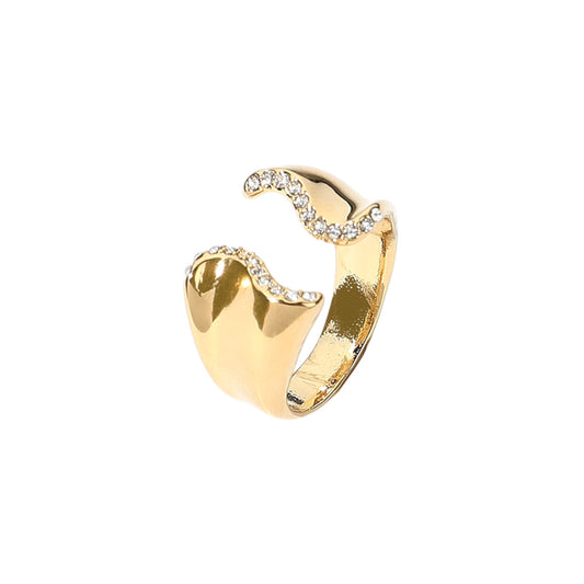 Wavy Stone Ring