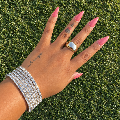 Gold Round Ring