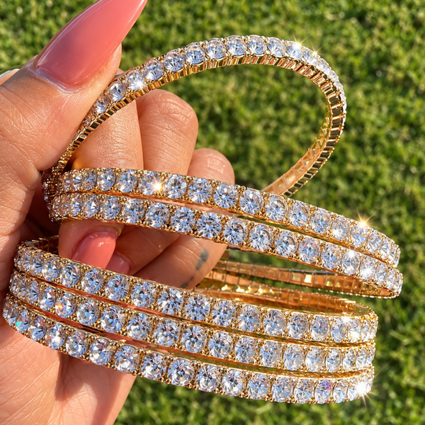 Rhinestone Bangle (3)