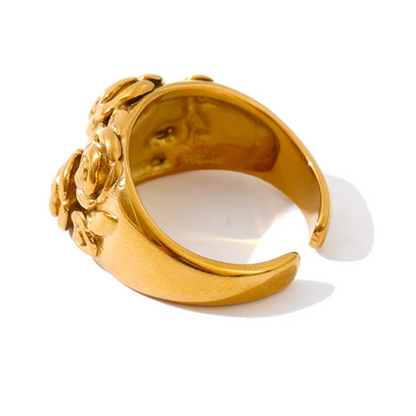 Roses Ring (18k Gold Dipped)