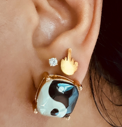 Middle Finger Earrings