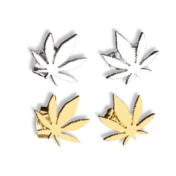 Weed Stud Earrings