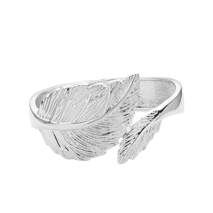 Leaf Cuff - Silver